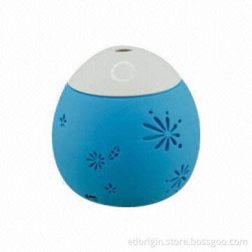 USB Mini Diffuser with LED Light, Silica Gel, Patterns Design, 2 Hours Shutdown